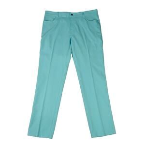 Peter Millar EB66 Performance Stretch Blue Chino 5 Pocket Golf Pants 38 x 32.5